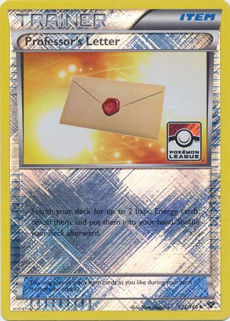 Professor's Letter (123/146) (League Promo) [XY: Base Set] | Exor Games Truro