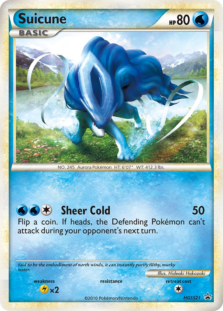 Suicune (HGSS21) [HeartGold & SoulSilver: Black Star Promos] | Exor Games Truro