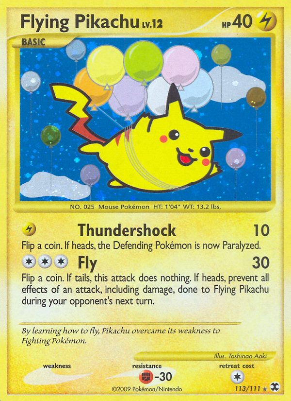 Flying Pikachu (113/111) [Platinum: Rising Rivals] | Exor Games Truro