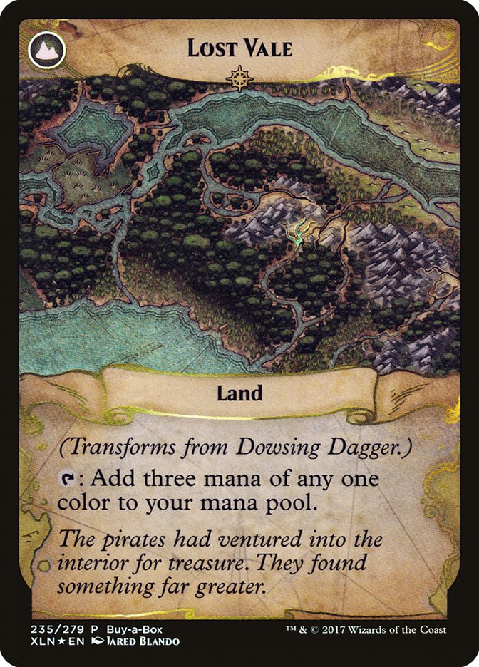 Dowsing Dagger // Lost Vale (Buy-A-Box) [Ixalan Treasure Chest] | Exor Games Truro