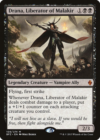 Drana, Liberator of Malakir [Battle for Zendikar] | Exor Games Truro