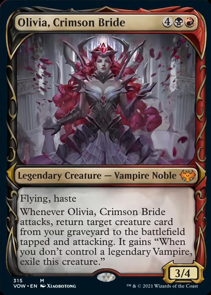 Olivia, Crimson Bride (Showcase Fang Frame) [Innistrad: Crimson Vow] | Exor Games Truro