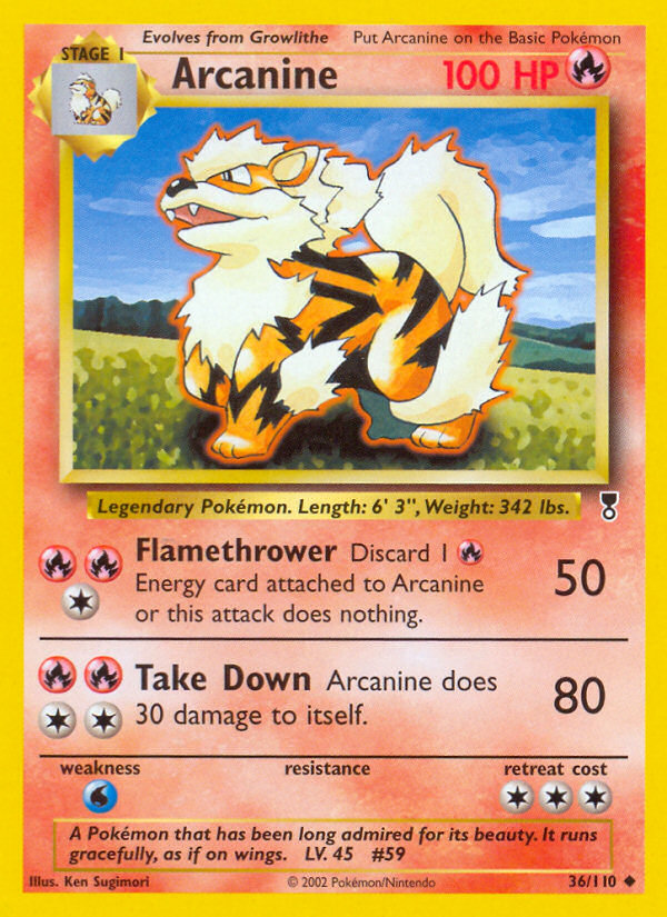 Arcanine (36/110) [Legendary Collection] | Exor Games Truro