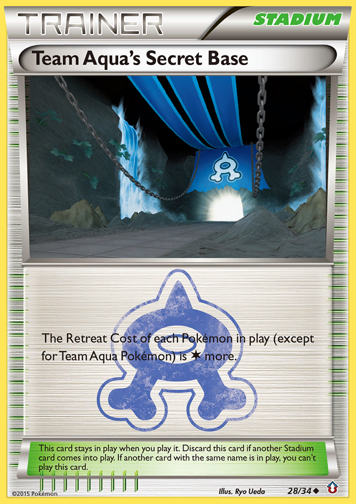 Team Aqua's Secret Base (28/34) [XY: Double Crisis] | Exor Games Truro