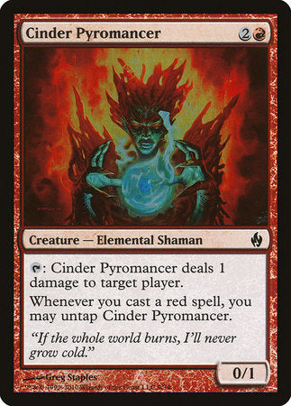 Cinder Pyromancer [Premium Deck Series: Fire and Lightning] | Exor Games Truro