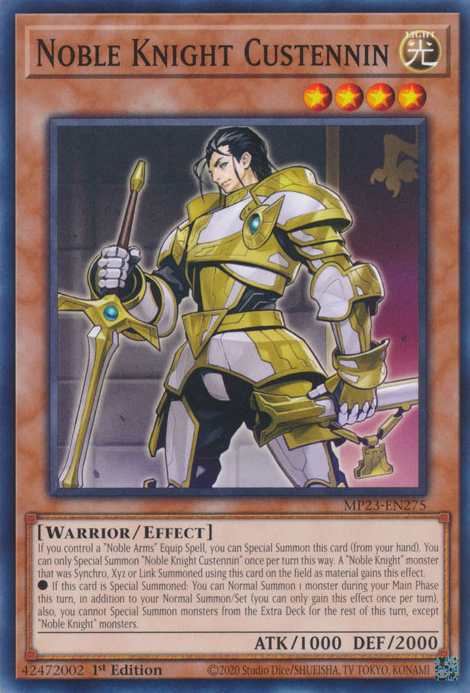 Noble Knight Custennin [MP23-EN275] Common | Exor Games Truro