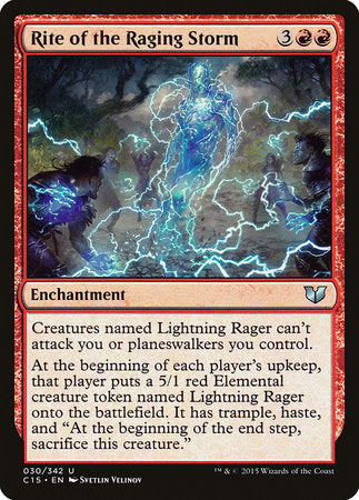 Rite of the Raging Storm [Commander 2015] | Exor Games Truro