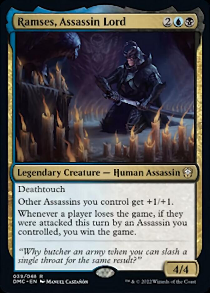 Ramses, Assassin Lord [Dominaria United Commander] | Exor Games Truro