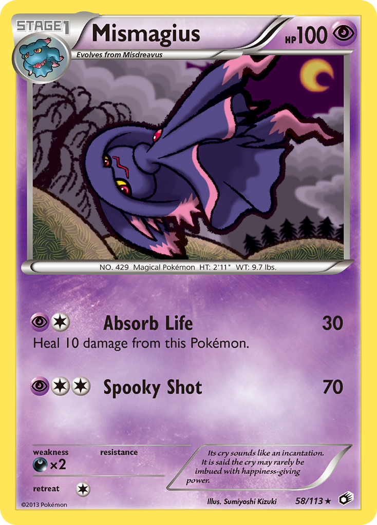 Mismagius (58/113) [Black & White: Legendary Treasures] | Exor Games Truro