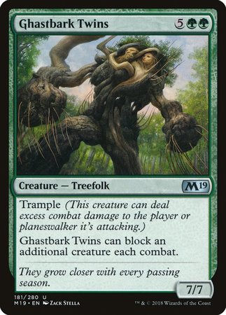 Ghastbark Twins [Core Set 2019] | Exor Games Truro
