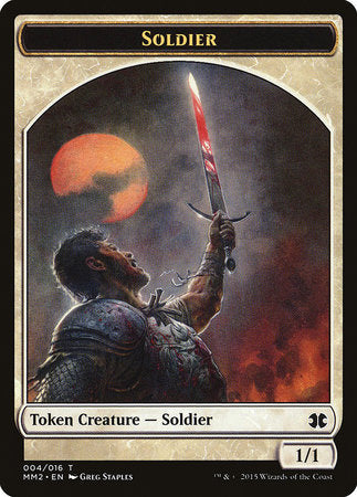 Soldier Token [Modern Masters 2015 Tokens] | Exor Games Truro