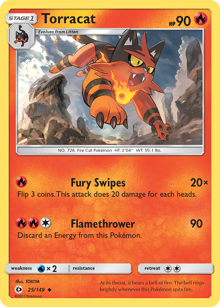 Torracat (25/149) [Sun & Moon: Base Set] | Exor Games Truro