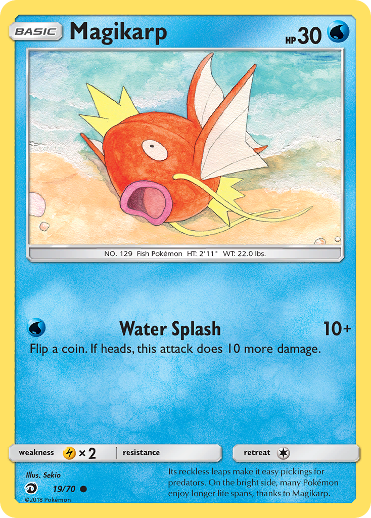 Magikarp (19/70) [Sun & Moon: Dragon Majesty] | Exor Games Truro