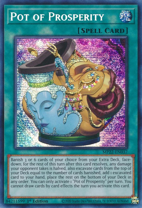 Pot of Prosperity [MP22-EN037] Prismatic Secret Rare | Exor Games Truro