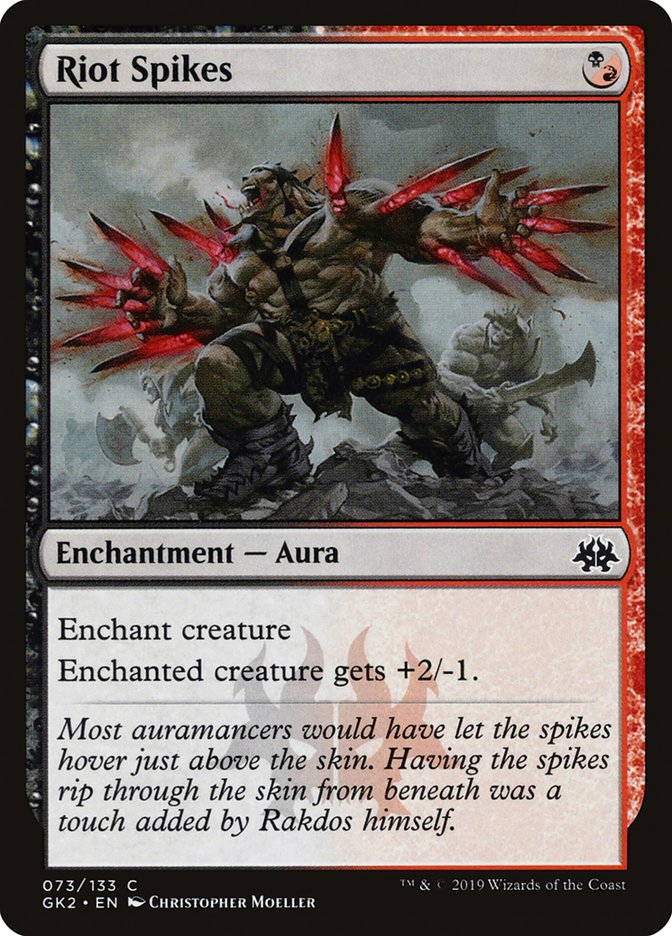 Riot Spikes [Ravnica Allegiance Guild Kit] | Exor Games Truro