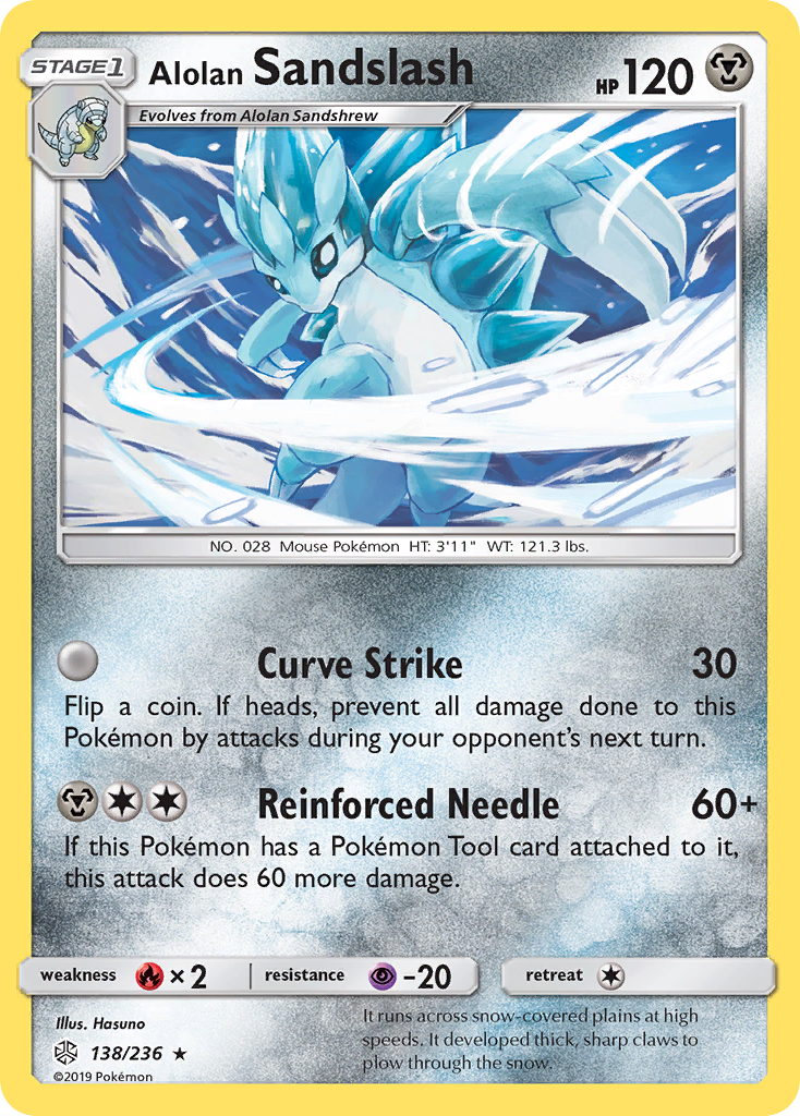 Alolan Sandslash (138/236) [Sun & Moon: Cosmic Eclipse] | Exor Games Truro