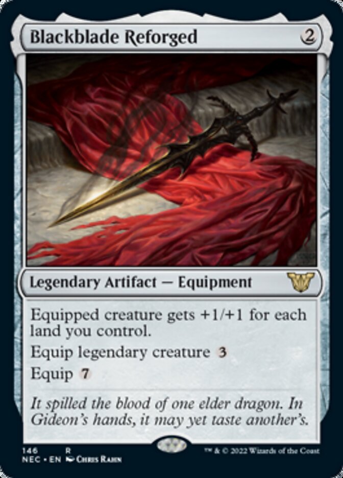 Blackblade Reforged [Kamigawa: Neon Dynasty Commander] | Exor Games Truro
