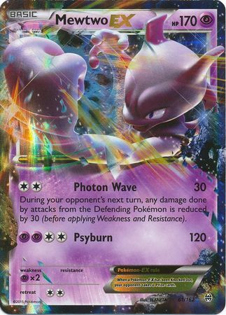 Mewtwo EX (61/162) (Jumbo Card) [XY: BREAKthrough] | Exor Games Truro