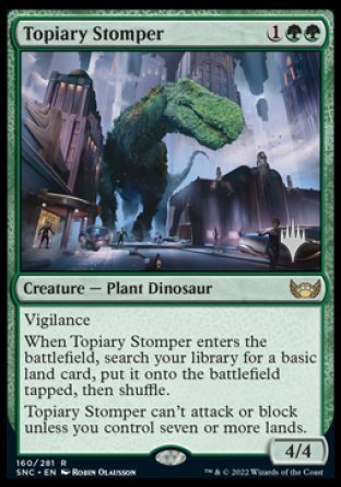 Topiary Stomper (Promo Pack) [Streets of New Capenna Promos] | Exor Games Truro