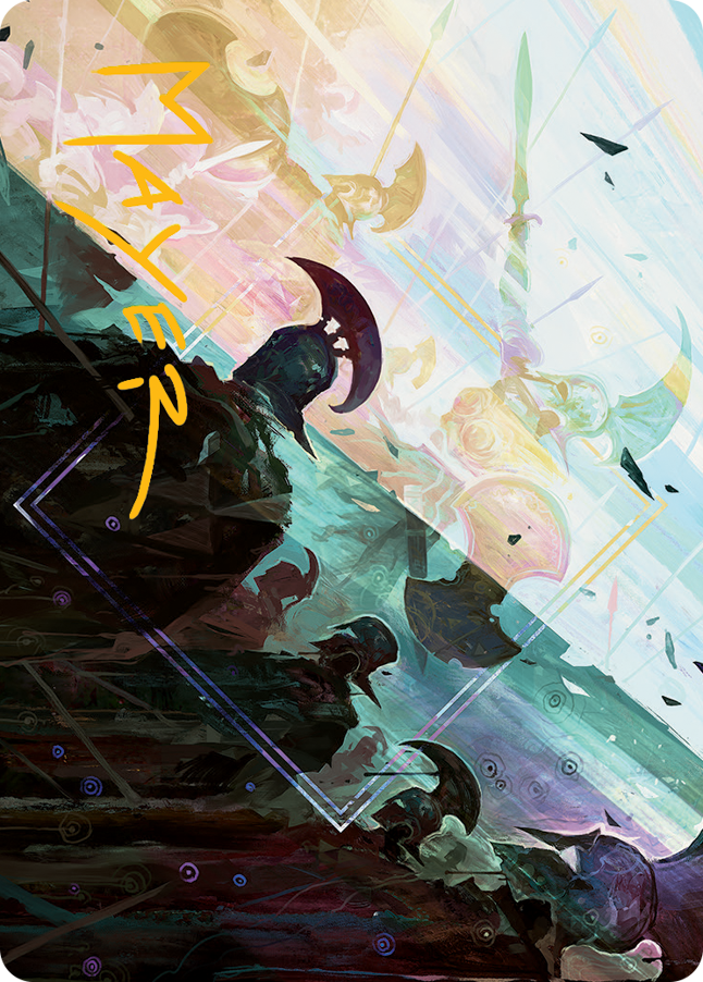 Surge of Salvation Art Card (Gold-Stamped Signature) [March of the Machine Art Series] | Exor Games Truro