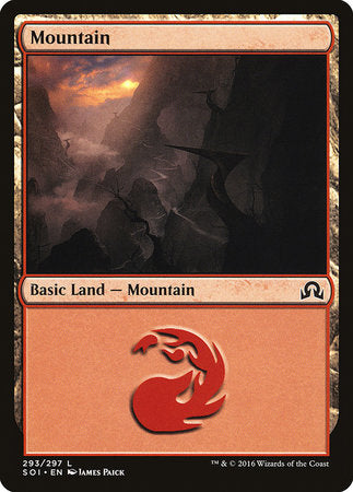 Mountain (293) [Shadows over Innistrad] | Exor Games Truro