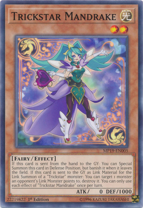 Trickstar Mandrake [MP19-EN005] Common | Exor Games Truro