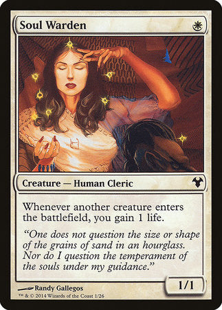 Soul Warden [Modern Event Deck 2014] | Exor Games Truro