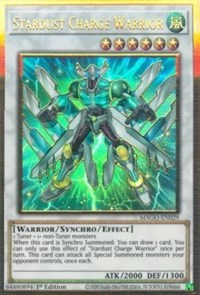 Stardust Charge Warrior [MAGO-EN029] Gold Rare | Exor Games Truro