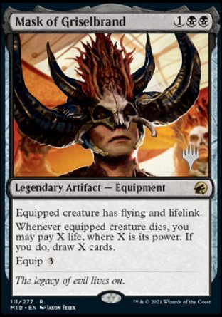 Mask of Griselbrand (Promo Pack) [Innistrad: Midnight Hunt Promos] | Exor Games Truro