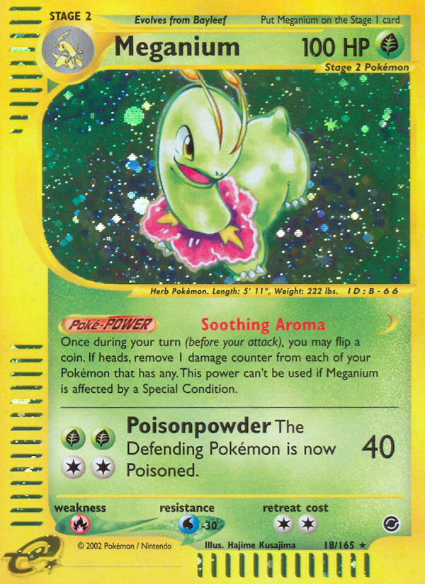 Meganium (18/165) [Expedition: Base Set] | Exor Games Truro