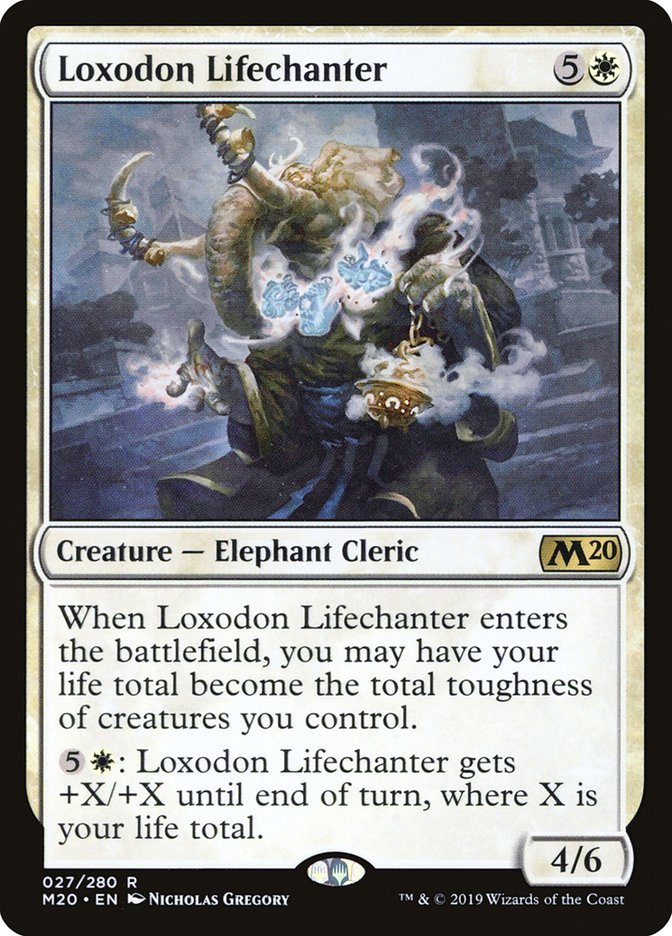 Loxodon Lifechanter [Core Set 2020] | Exor Games Truro