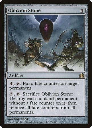 Oblivion Stone [Commander 2011] | Exor Games Truro