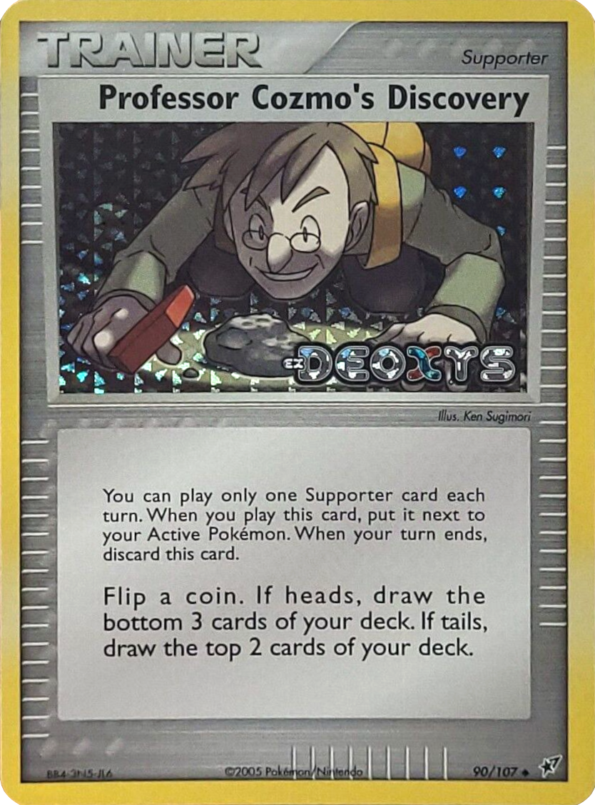 Professor Cozmo's Discovery (90/107) (Stamped) [EX: Deoxys] | Exor Games Truro