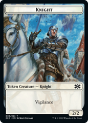 Elemental // Knight Double-sided Token [Double Masters 2022 Tokens] | Exor Games Truro