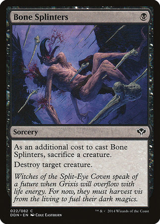Bone Splinters [Duel Decks: Speed vs. Cunning] | Exor Games Truro