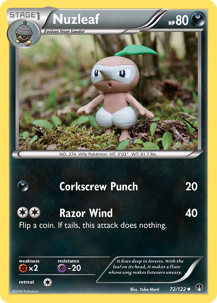 Nuzleaf (72/122) [XY: BREAKpoint] | Exor Games Truro