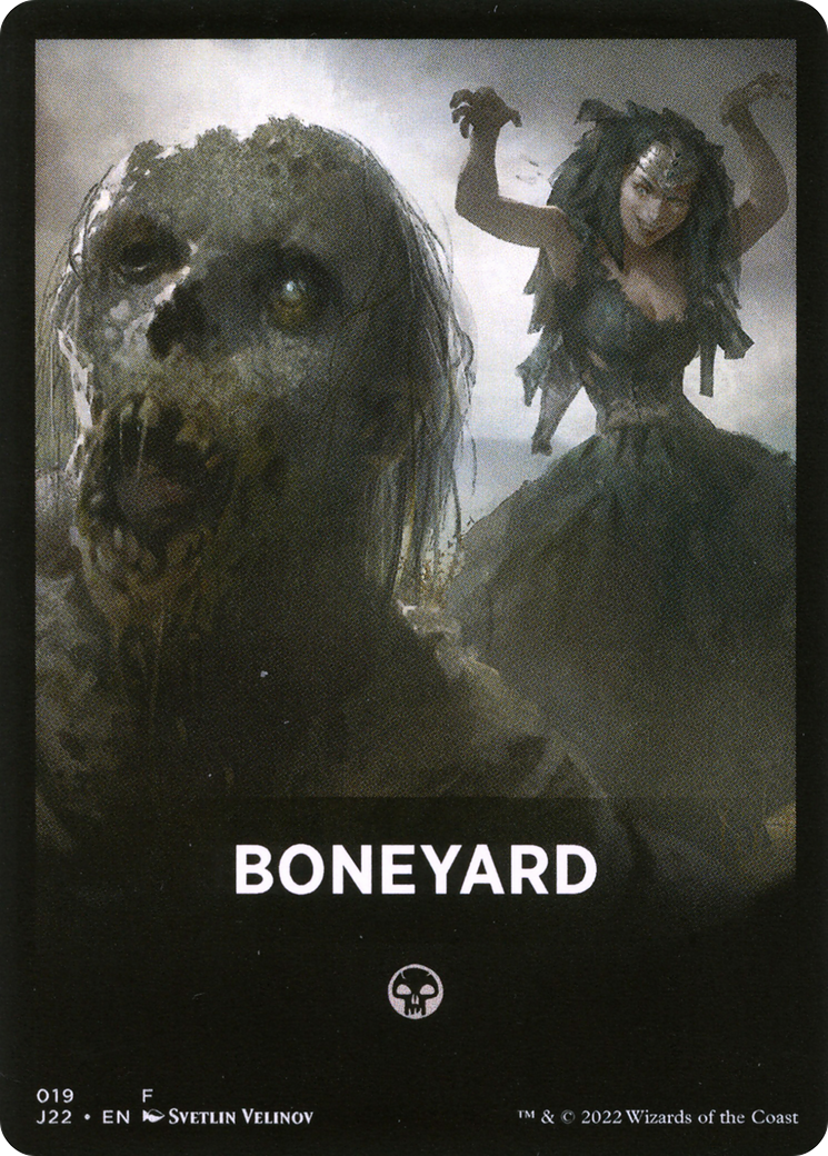 Boneyard Theme Card [Jumpstart 2022 Front Cards] | Exor Games Truro