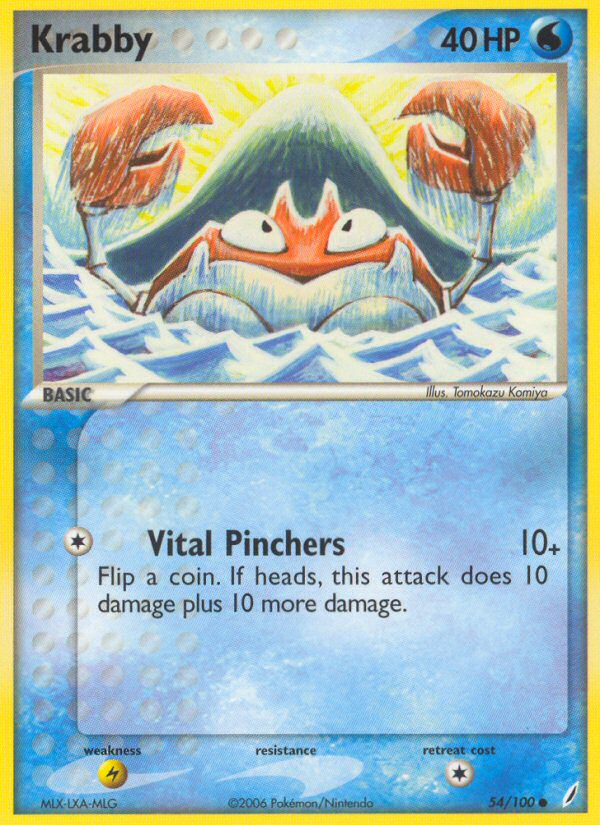 Krabby (54/100) [EX: Crystal Guardians] | Exor Games Truro