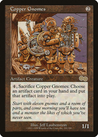 Copper Gnomes [Urza's Saga] | Exor Games Truro