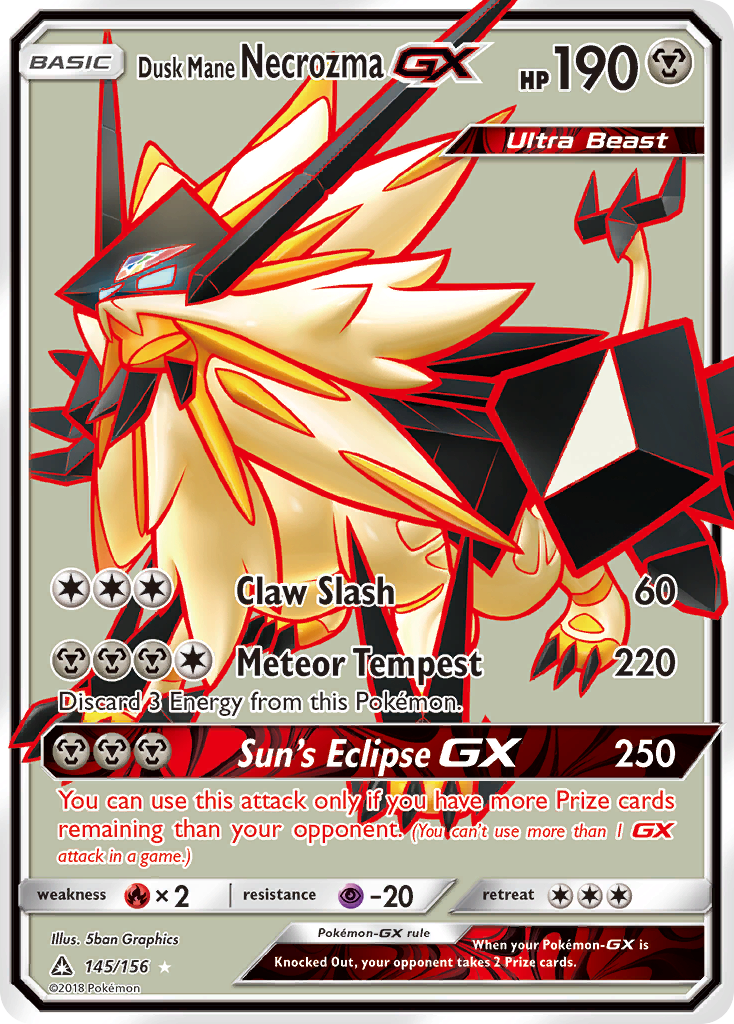 Dusk Mane Necrozma GX (145/156) [Sun & Moon: Ultra Prism] | Exor Games Truro