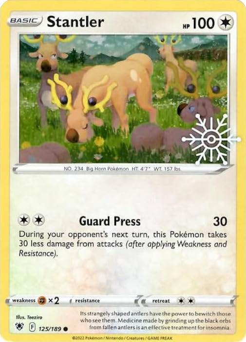 Stantler (125/189) (Holiday Calendar) [Sword & Shield: Astral Radiance] | Exor Games Truro