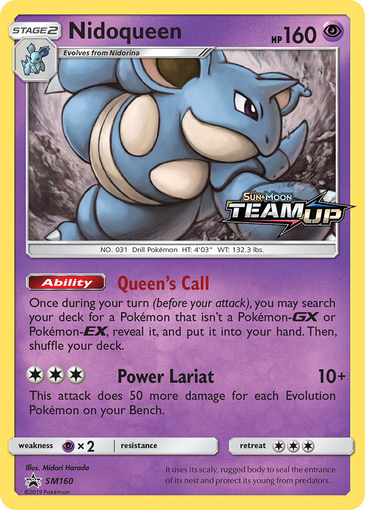 Nidoqueen (SM160) [Sun & Moon: Black Star Promos] | Exor Games Truro