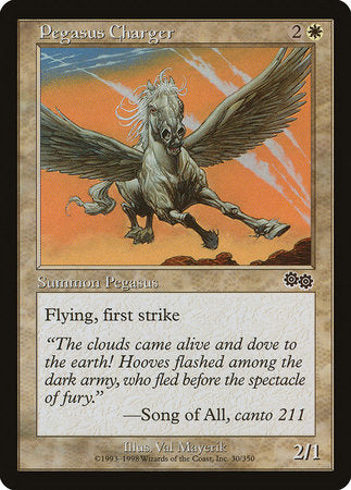 Pegasus Charger [Urza's Saga] | Exor Games Truro