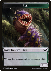 Pest // Jace, Telepath Unbound Emblem Double-Sided Token [Secret Lair: From Cute to Brute Tokens] | Exor Games Truro