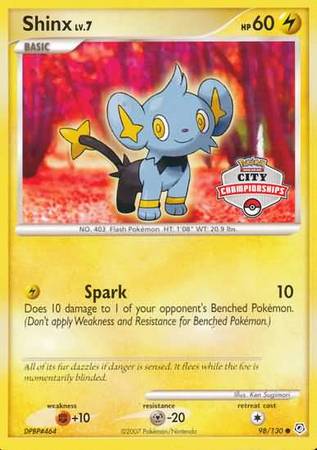 Shinx (98/130) (City Championships Promo) [Nintendo: Black Star Promos] | Exor Games Truro