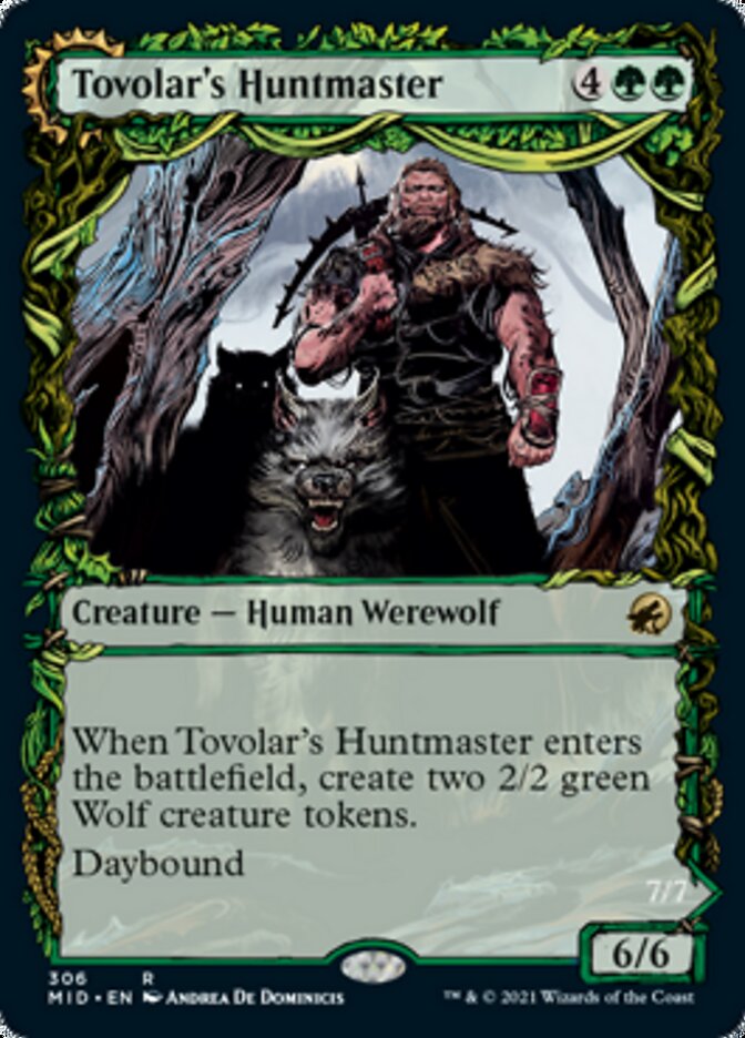 Tovolar's Huntmaster // Tovolar's Packleader (Showcase Equinox) [Innistrad: Midnight Hunt] | Exor Games Truro