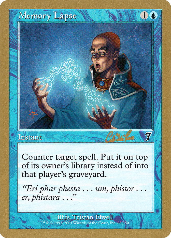 Memory Lapse (Carlos Romao) [World Championship Decks 2002] | Exor Games Truro