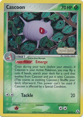 Cascoon (30/92) (Stamped) [EX: Legend Maker] | Exor Games Truro