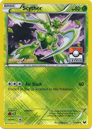 Scyther (4/108) (League Promo 3rd Place) [Black & White: Dark Explorers] | Exor Games Truro