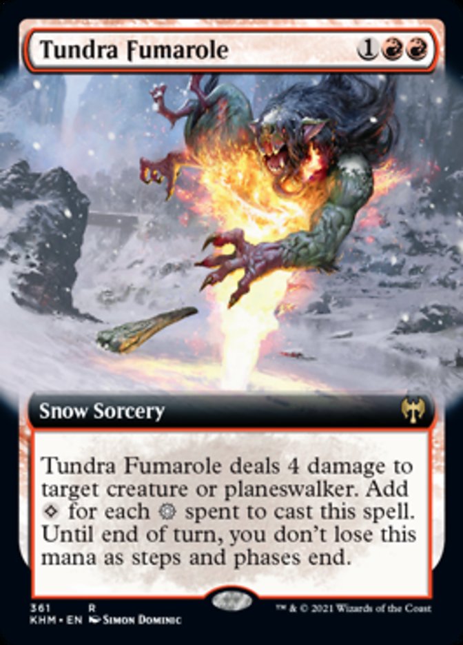 Tundra Fumarole (Extended Art) [Kaldheim] | Exor Games Truro